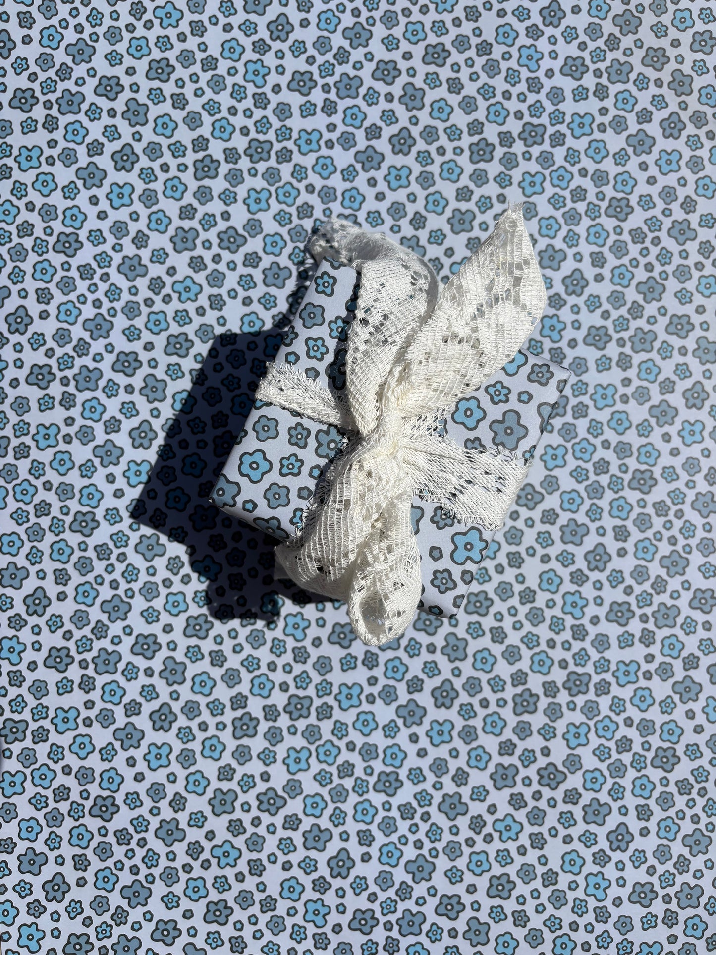 Wild Blue Wrapping Paper