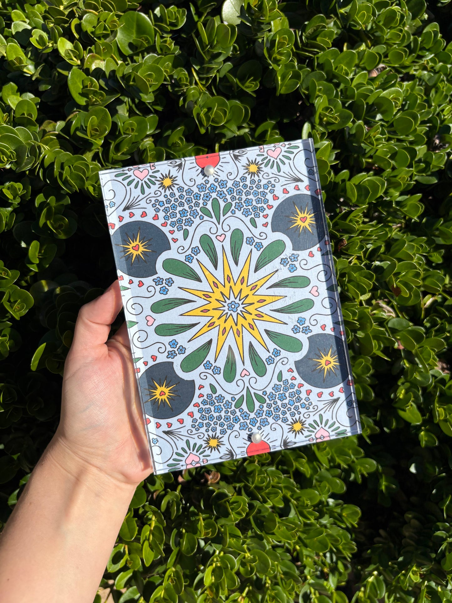 Framed Silk Press Print - November 2025