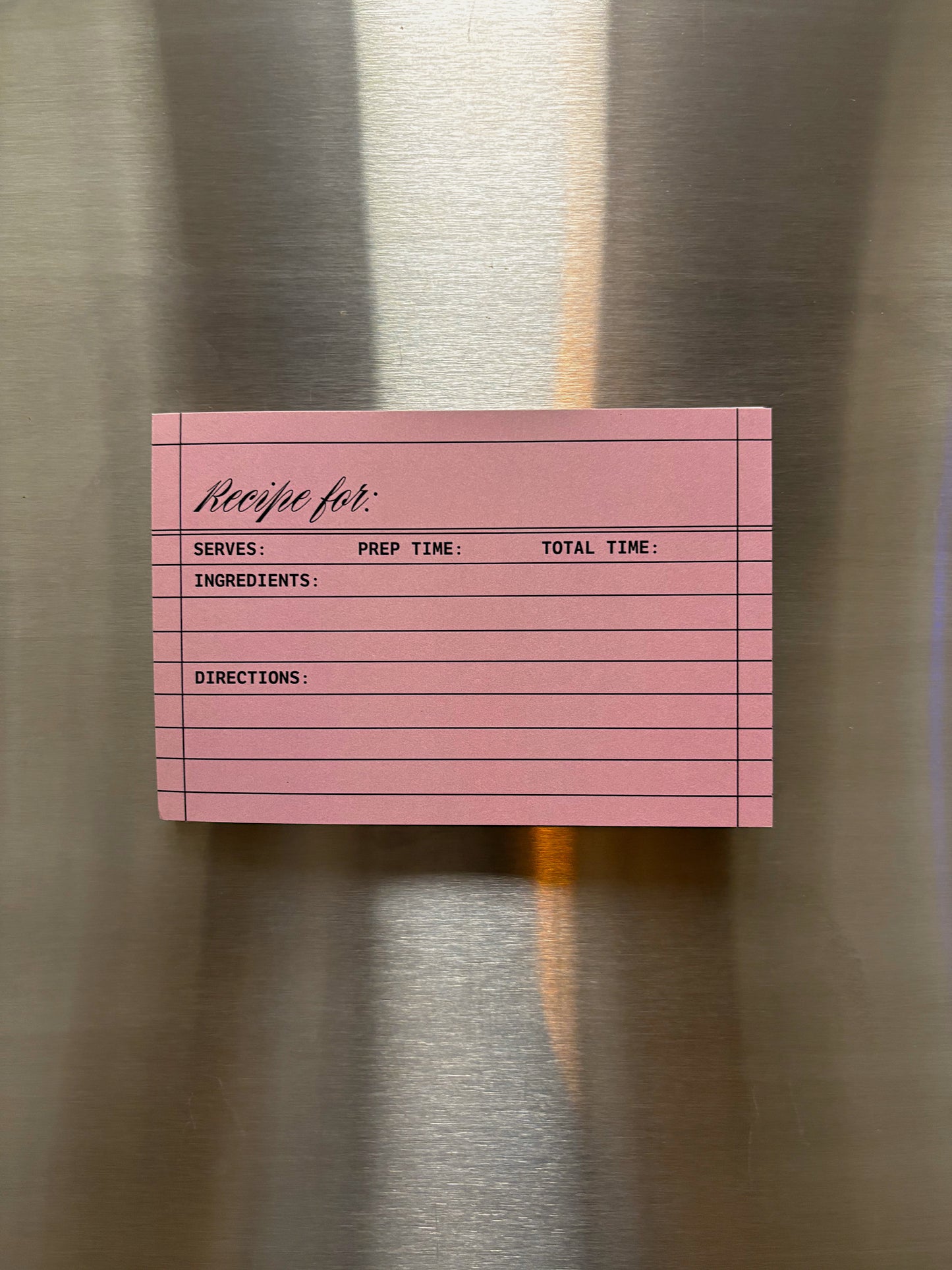 The Recipe Pad